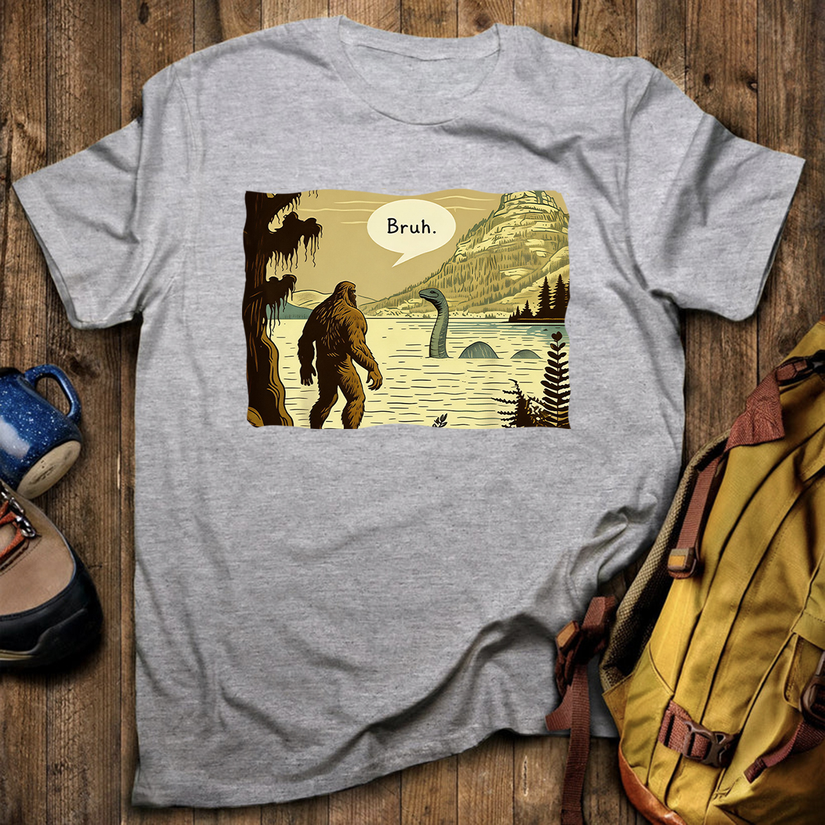 Sasquatch Loch Ness Monster Classic T-Shirt