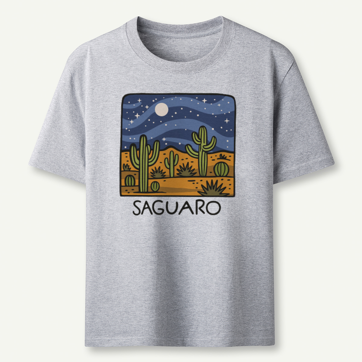 Saguaro at Night T-Shirt