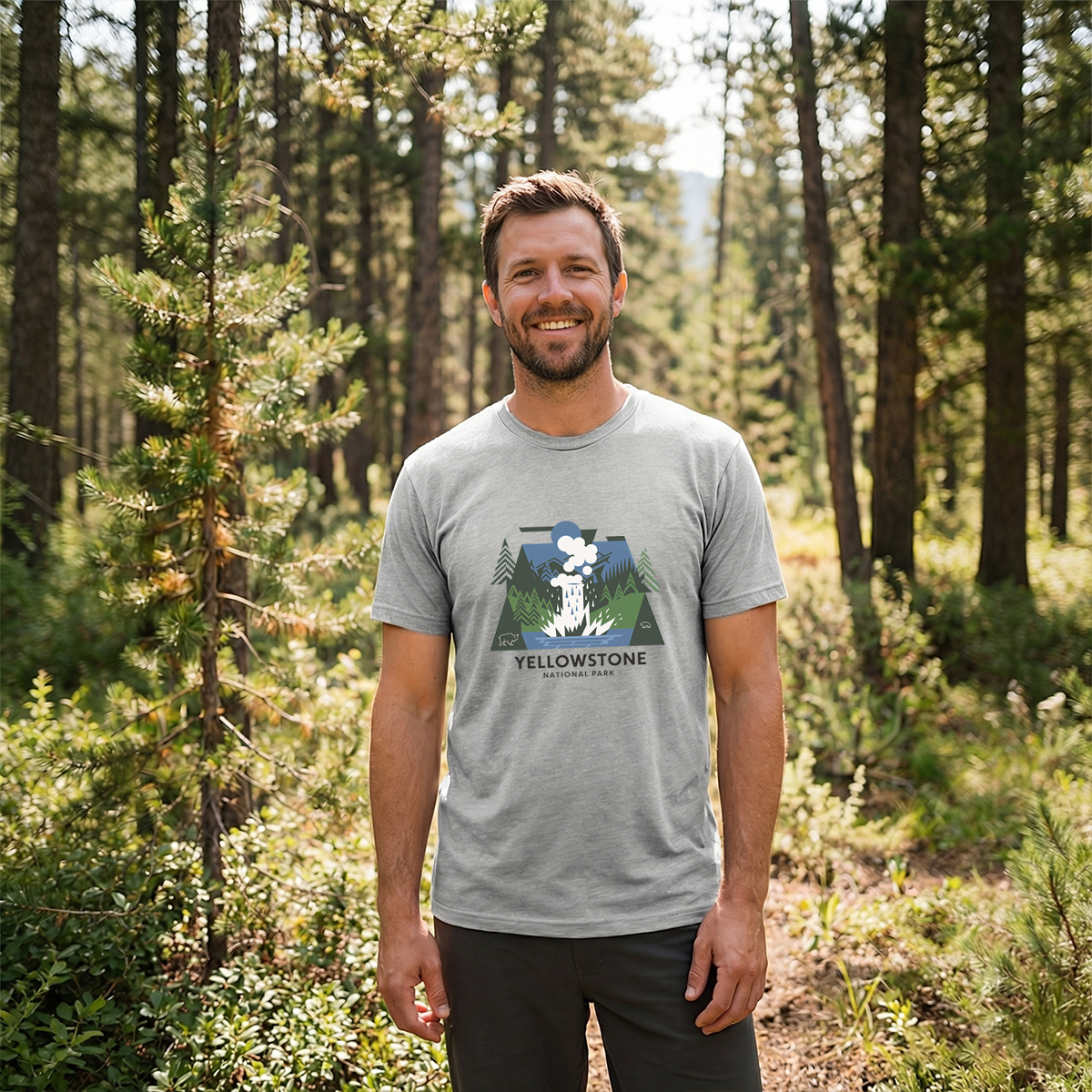 Yellowstone National Park Tee Cotton Classic T-Shirt