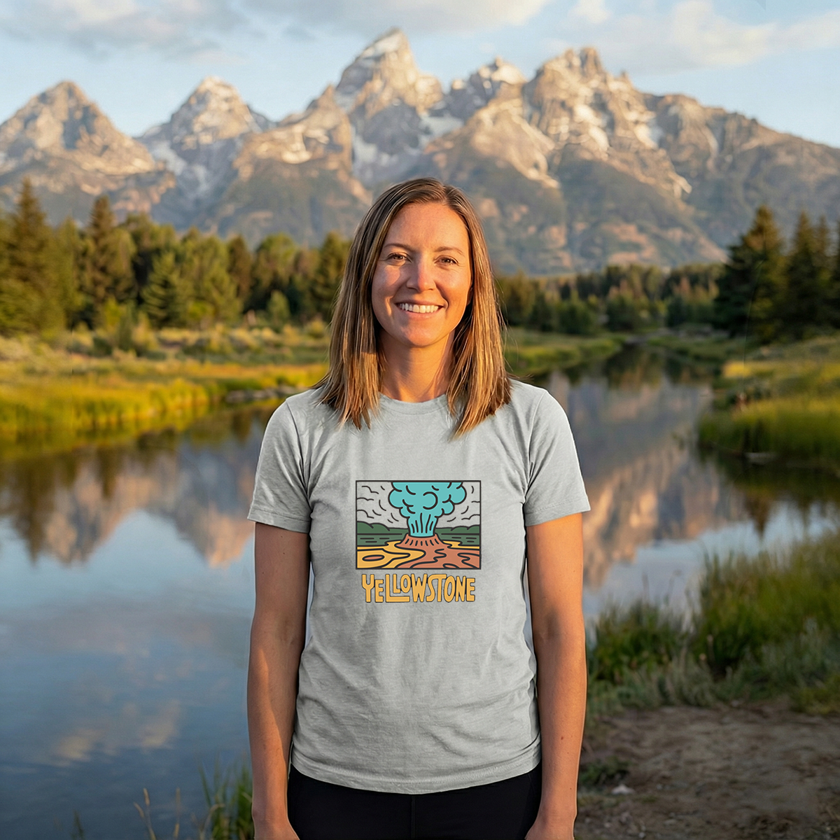 Yellowstone National Park Tee Cotton Classic T-Shirt