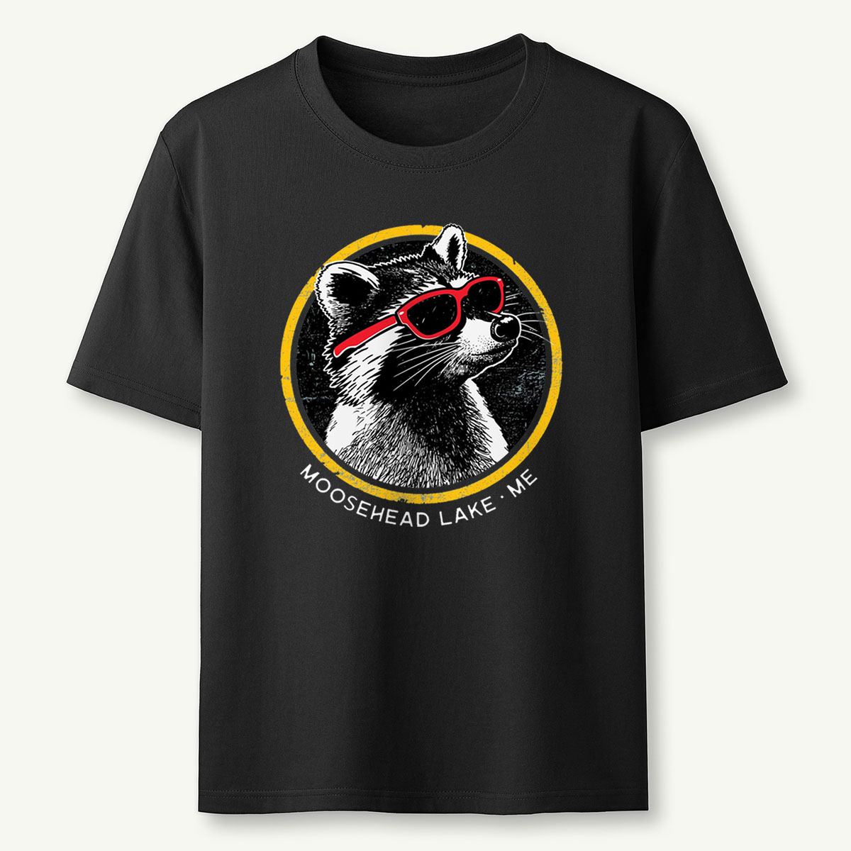 Sunny Raccoon Tee Cotton Classic T-Shirt