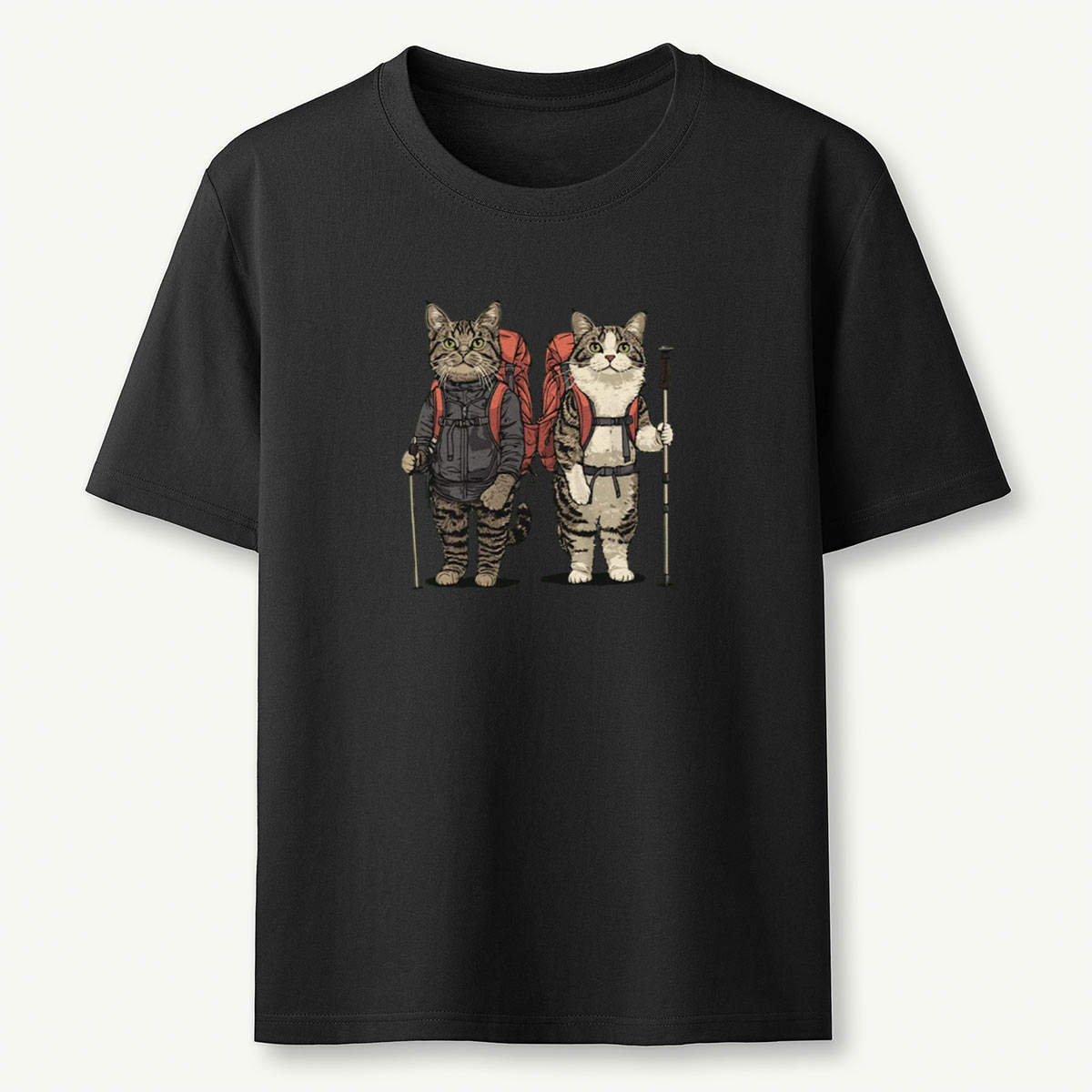 Cat Buddies Backpacker T-Shirt