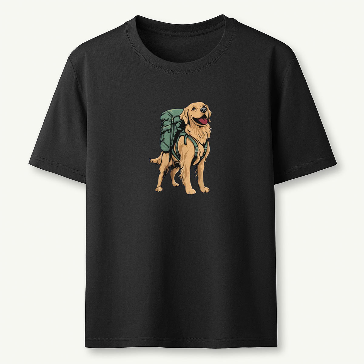 Golden Retriever Backpacker T-Shirt