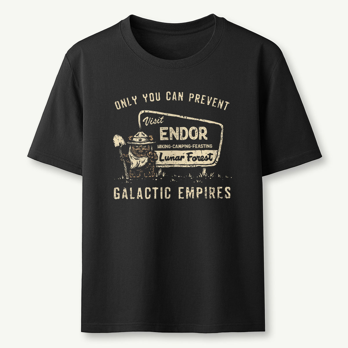 Ewok Star Wars Ewok Endor National Park Protect Our Forest T-Shirt