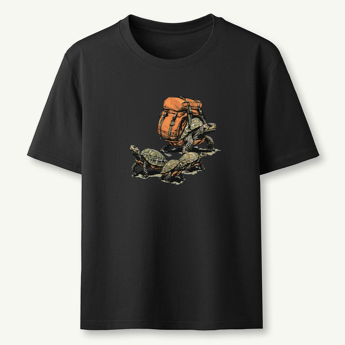 Turtle Family Backpacker -Shirt