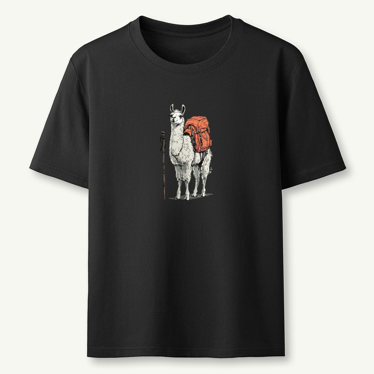 Llama Backpacker T-Shirt