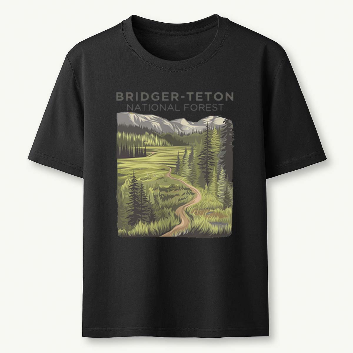 Bridger-Teton National Forest Tee Cotton Classic T-Shirt