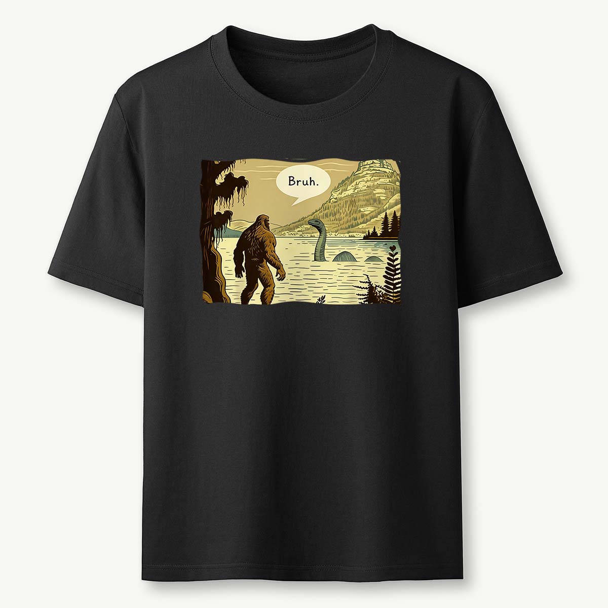 Sasquatch Loch Ness Monster Classic T-Shirt