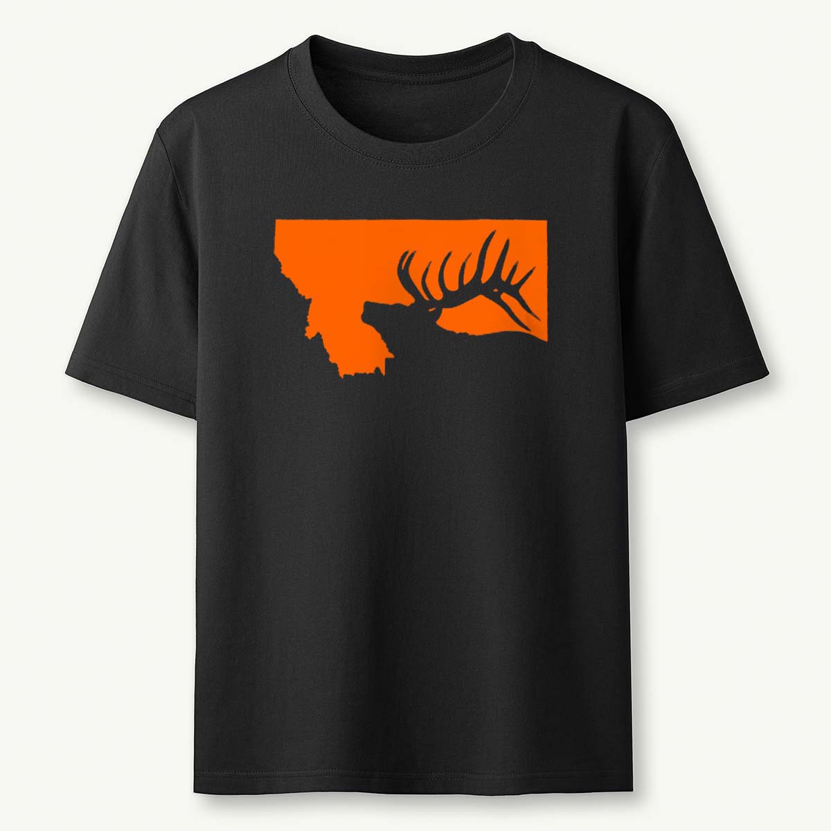 Yellowstone Montana Elk Silhouette T‑Shirt