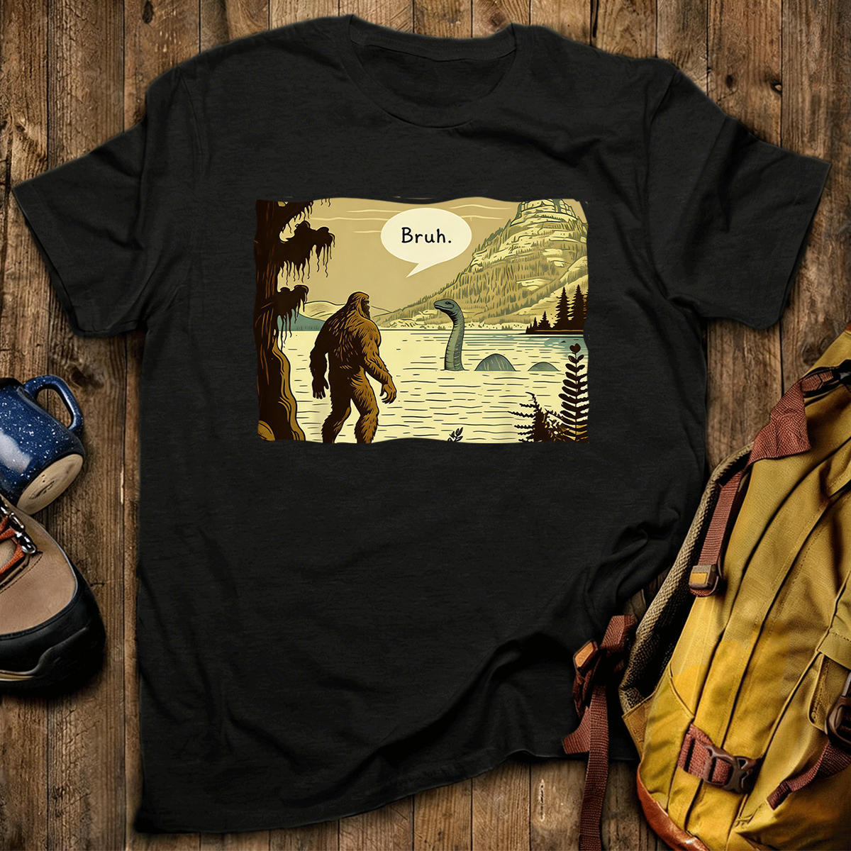 Sasquatch Loch Ness Monster Classic T-Shirt
