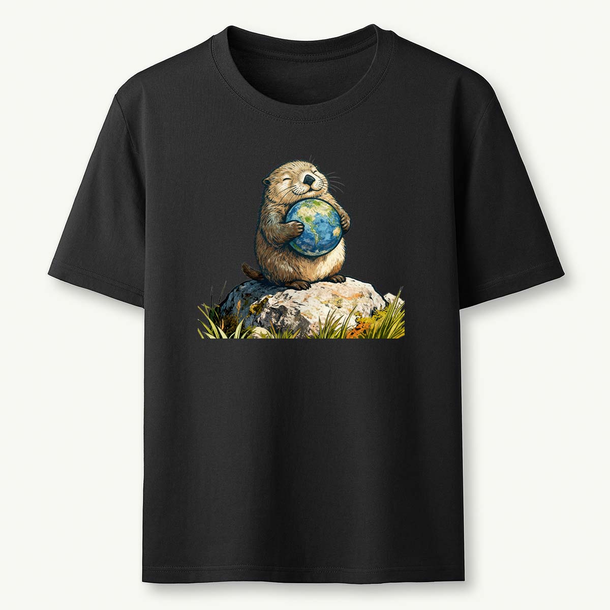 The Earth Hugging Otter T-Shirt