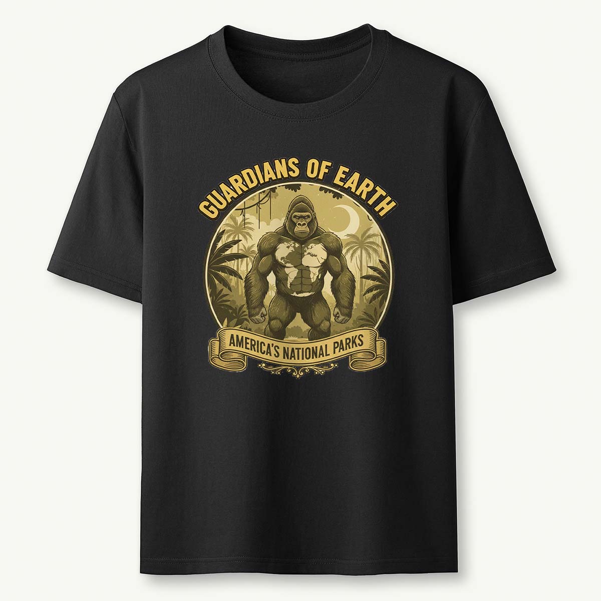 Guardians of Earth Americas National Parks Bigfoot T-Shirt
