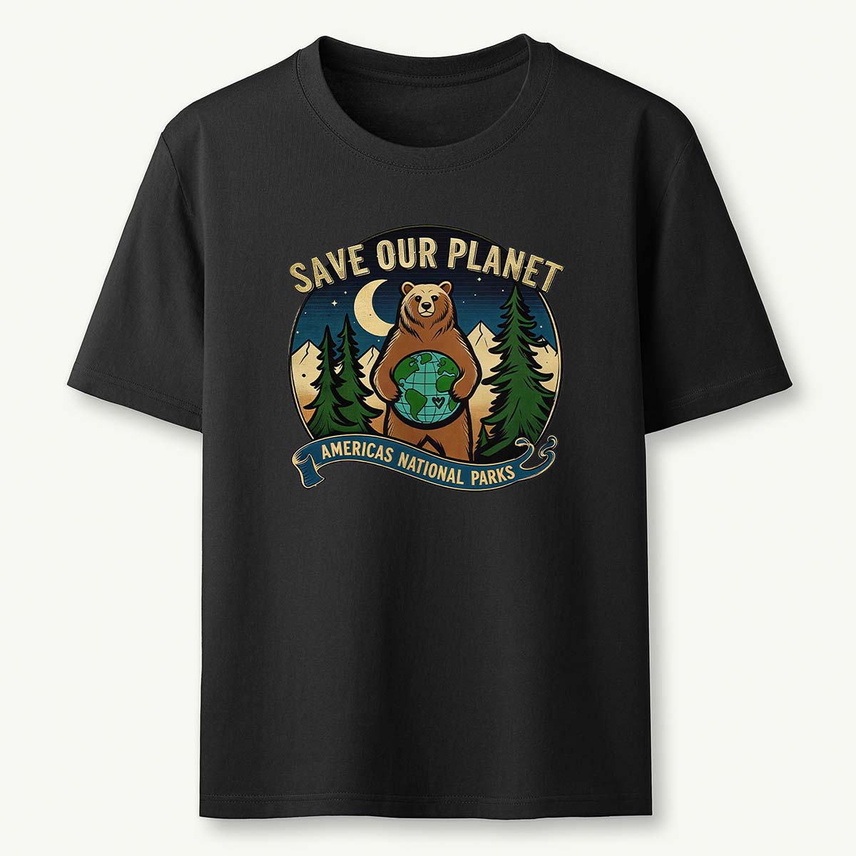 Save Our Plant Americas National Parks Bear Earth T-Shirt