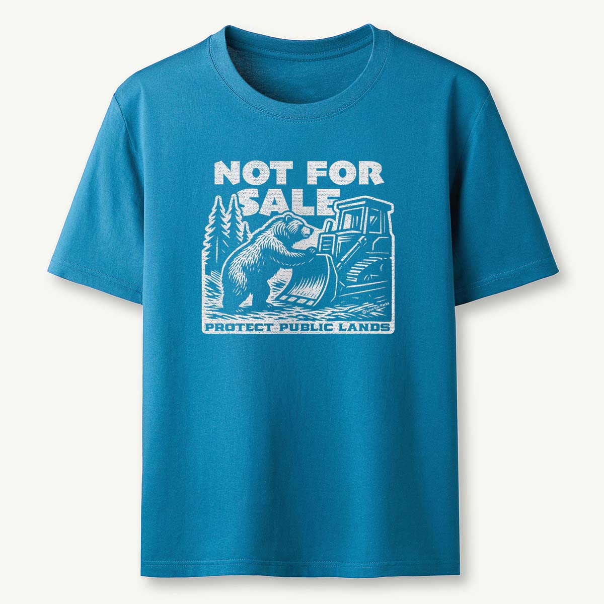 Not For Sale Public Lands Bulldozer T-Shirt
