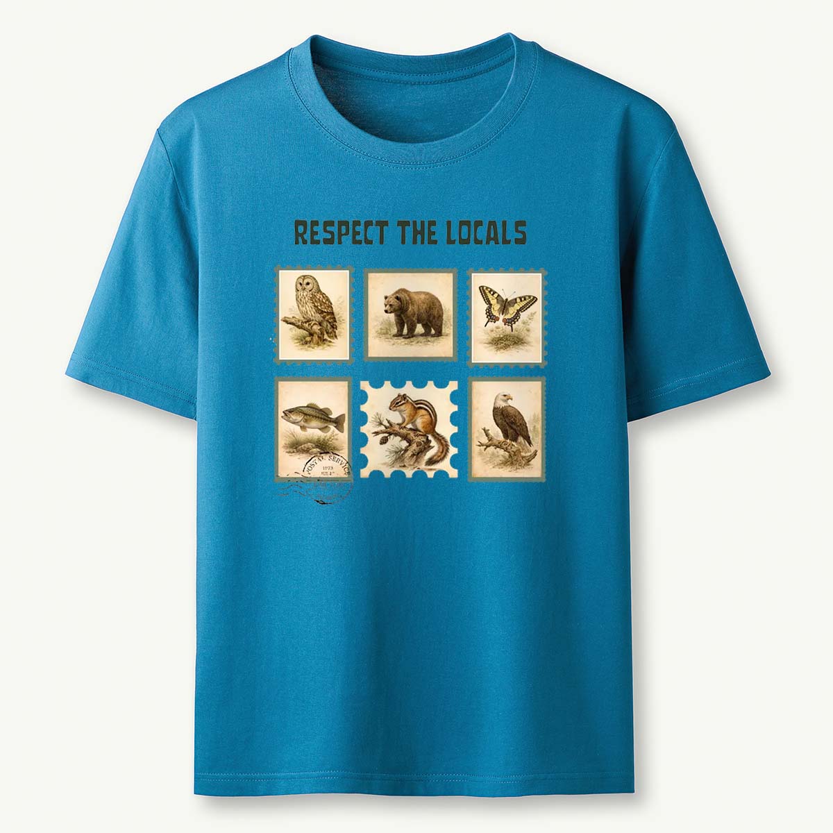 Respect The Locals Earth Day Wildlife T-Shirt