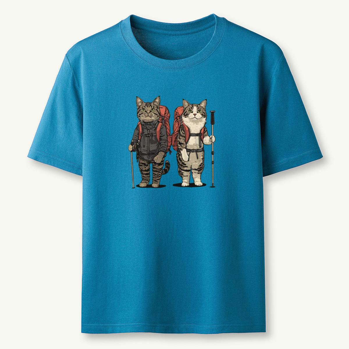 Cat Buddies Backpacker T-Shirt
