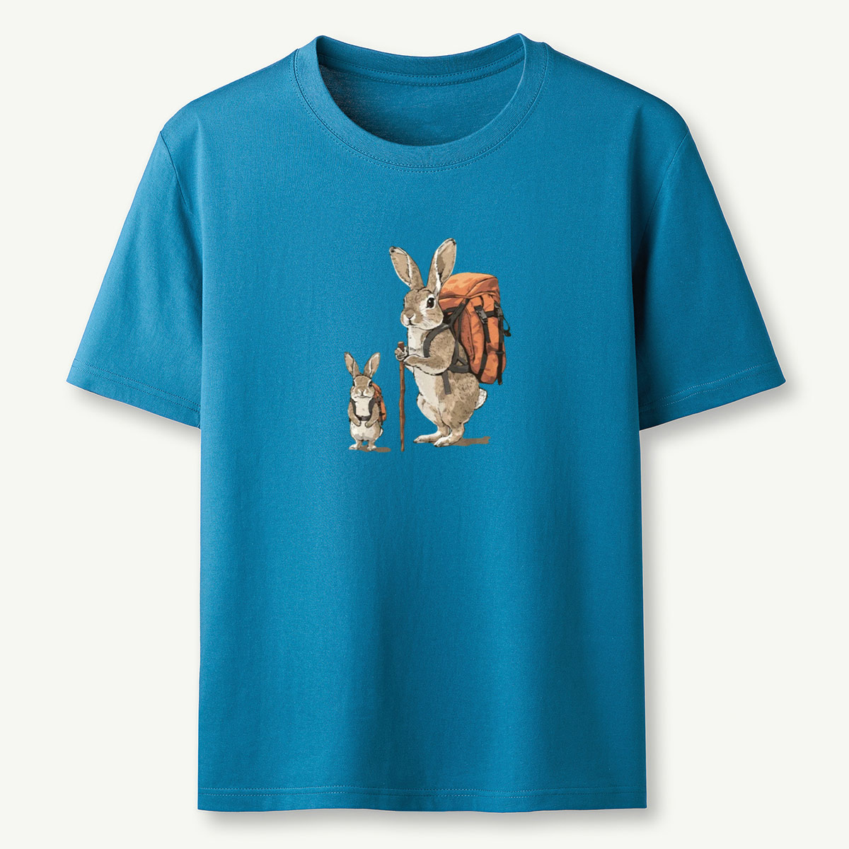 Rabbit Family Backpacker T-Shirt