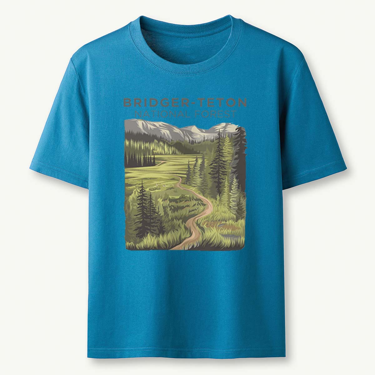 Bridger-Teton National Forest Tee Cotton Classic T-Shirt
