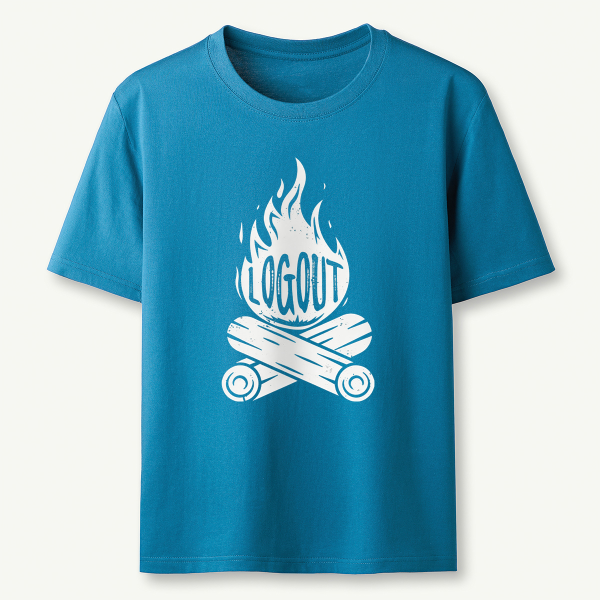 Log Out Campfire T-Shirt