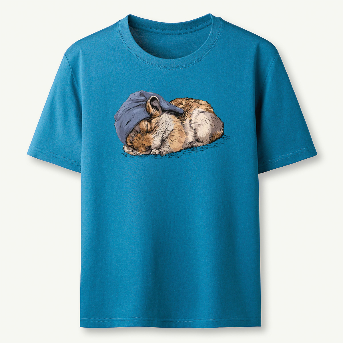 Pikas Sleeper With Night Cap T-Shirt