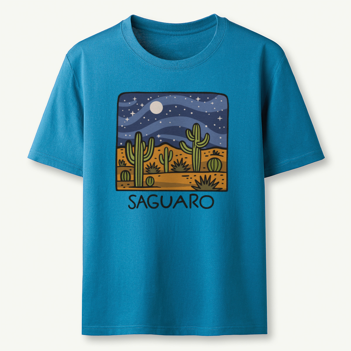 Saguaro at Night T-Shirt