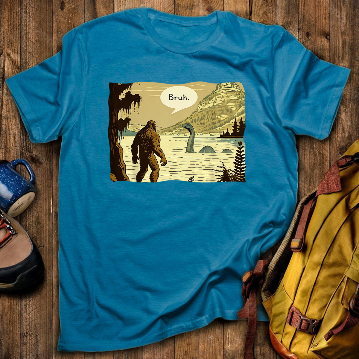Sasquatch Loch Ness Monster Classic T-Shirt