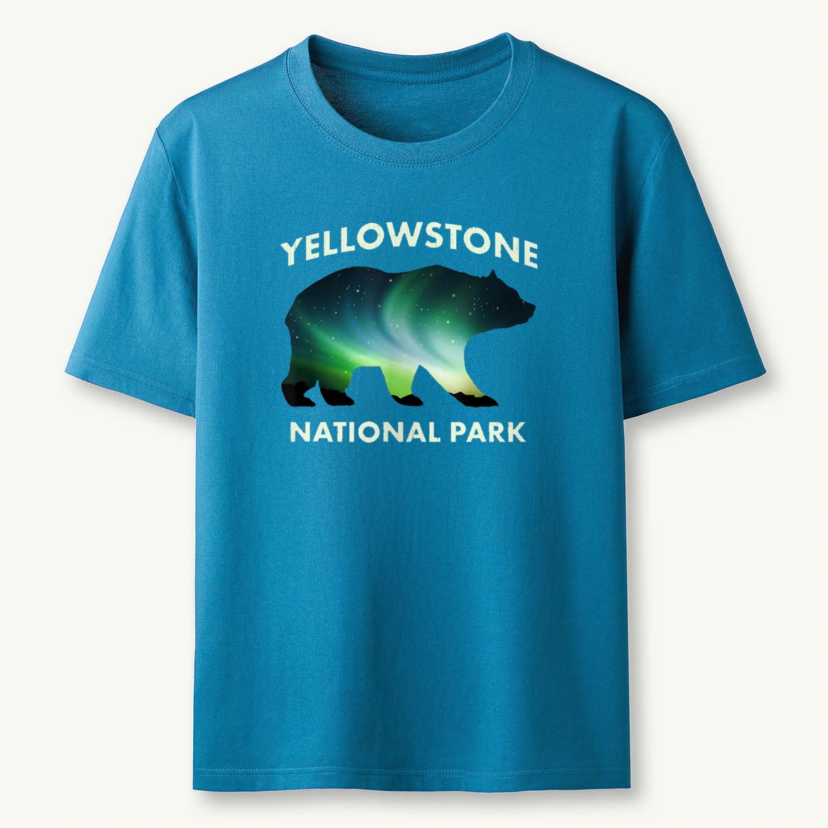 Yellowstone National Park Aurora Bear T-Shirt