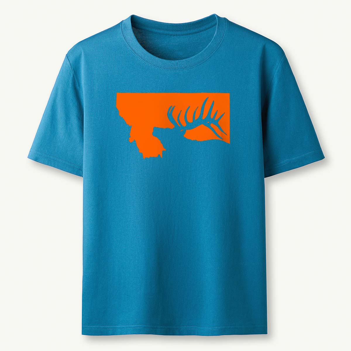 Yellowstone Montana Elk Silhouette T‑Shirt