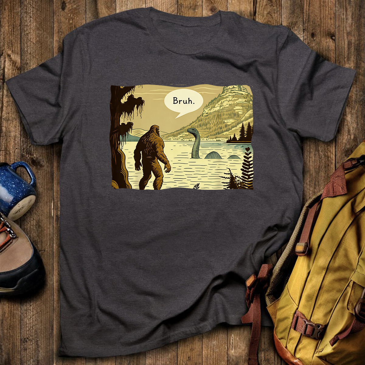 Sasquatch Loch Ness Monster Classic T-Shirt