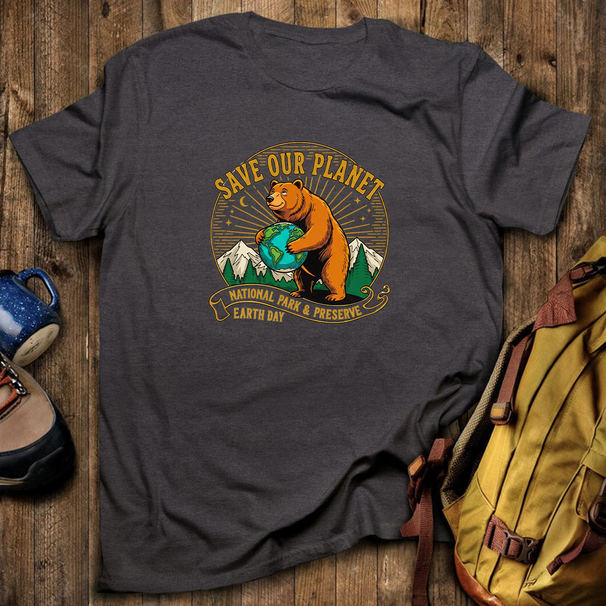 Save Our Plant National Park & Preserve Earth Day T-Shirt