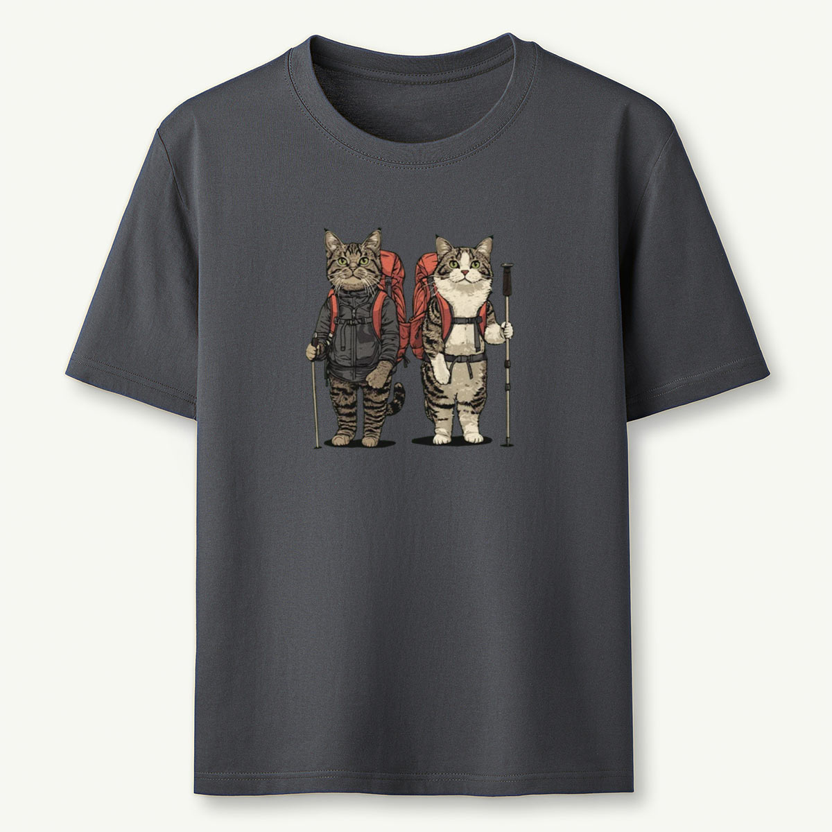 Cat Buddies Backpacker T-Shirt
