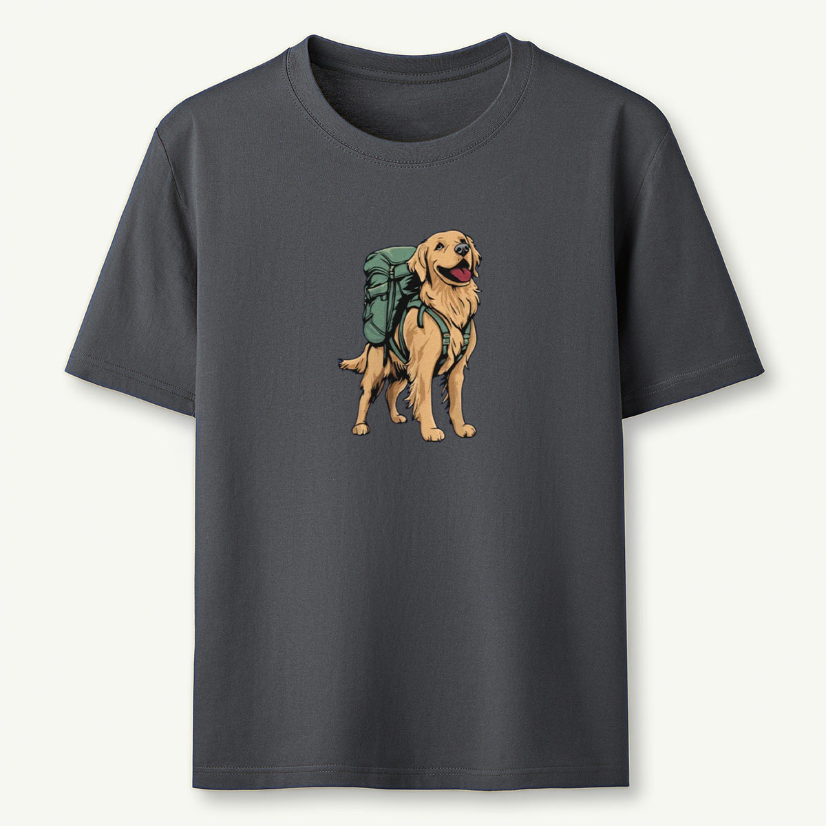 Golden Retriever Backpacker T-Shirt