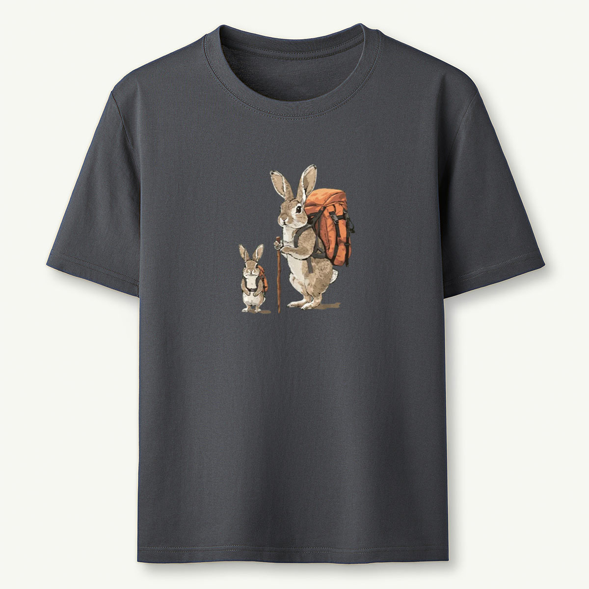 Rabbit Family Backpacker T-Shirt