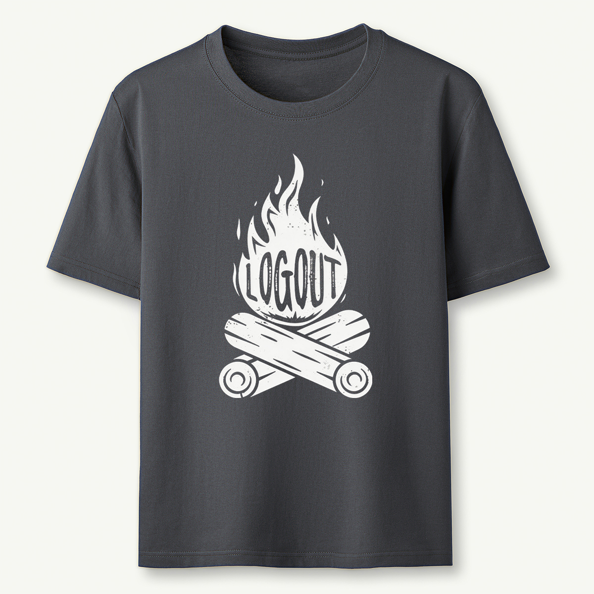 Log Out Campfire T-Shirt