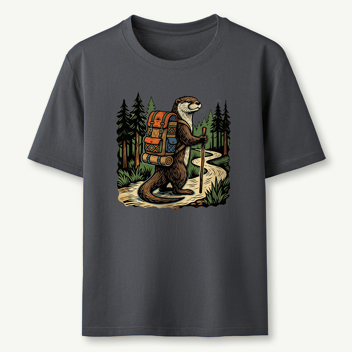 Otter Forest Backpacker T-Shirt