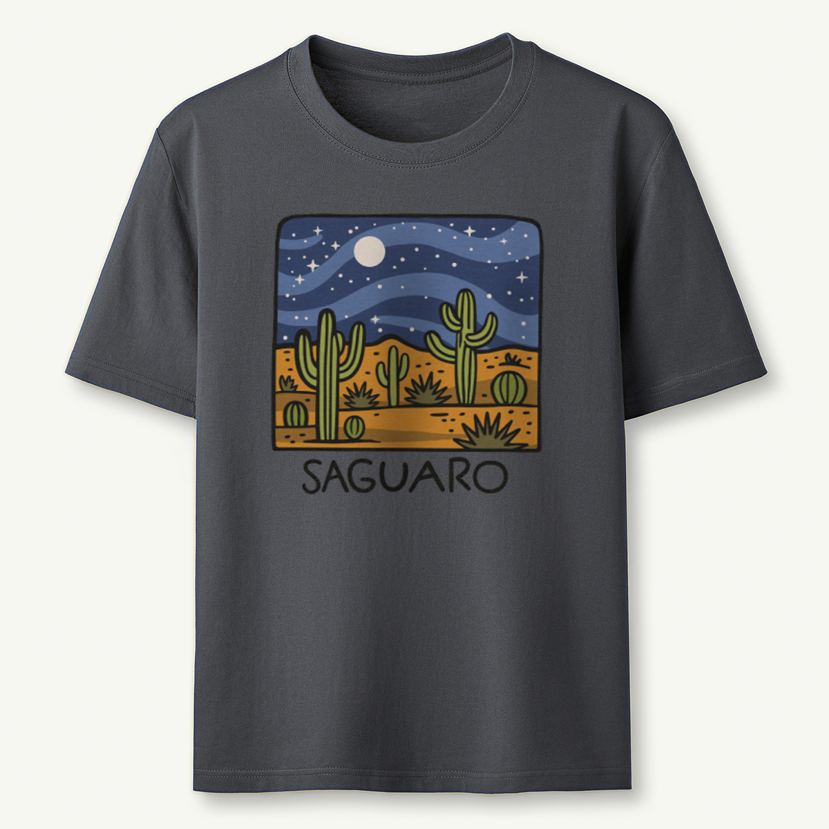 Saguaro at Night T-Shirt