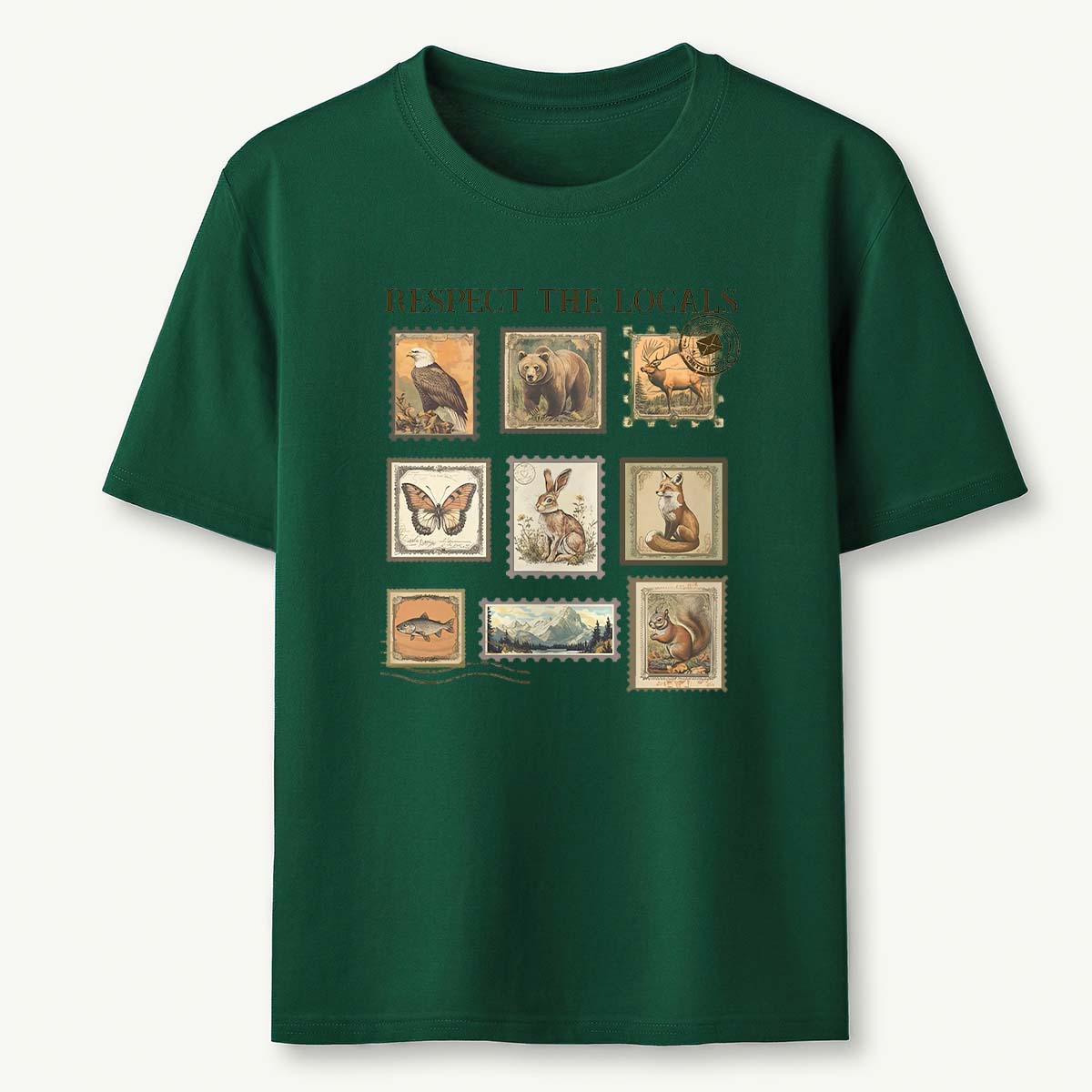 Respect The Local Wildlife Animal Lover T-Shirt