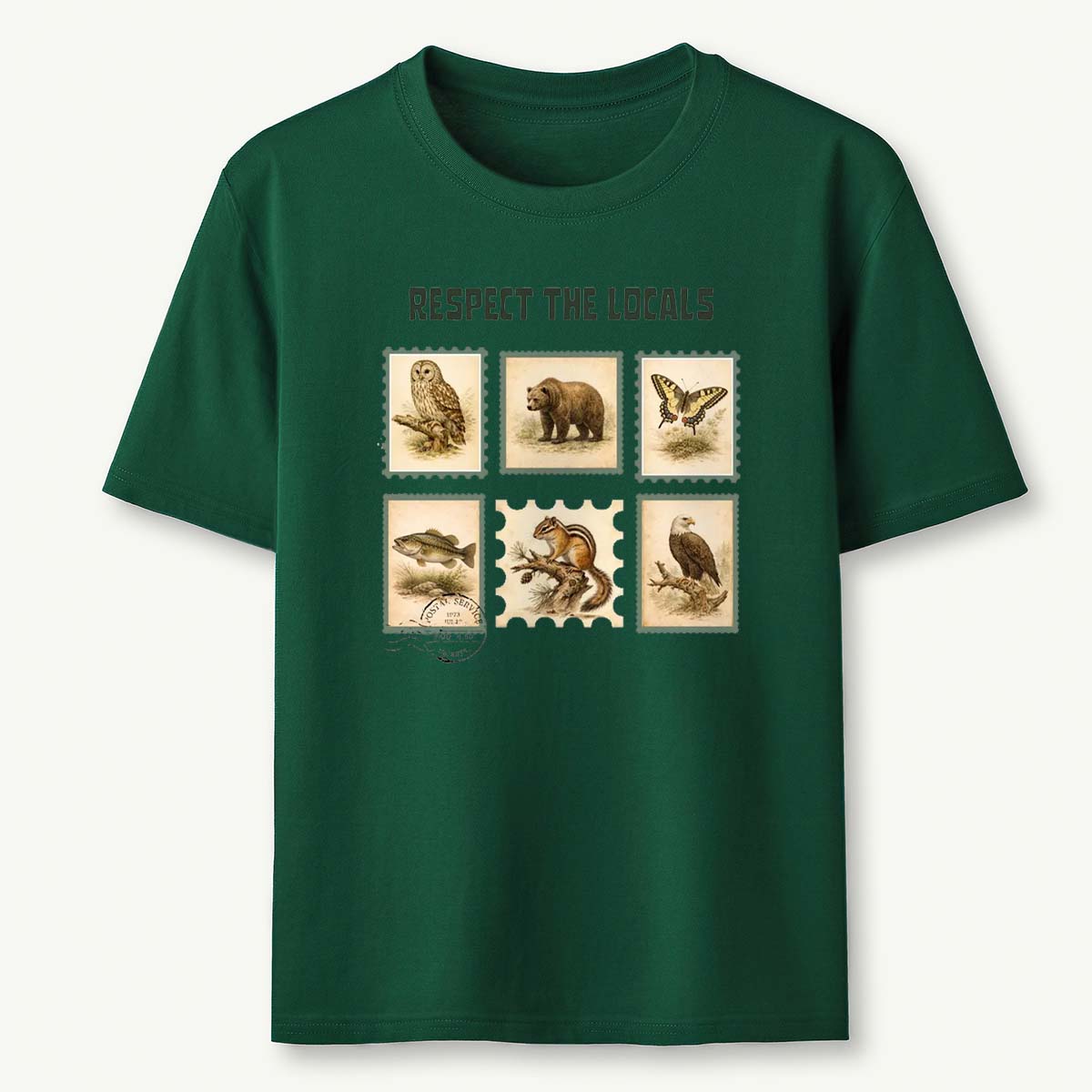 Respect The Locals Earth Day Wildlife T-Shirt