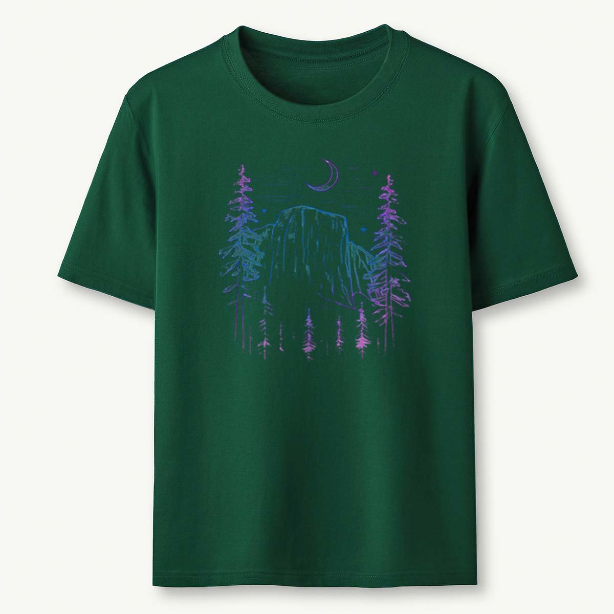 Yosemite El Capitan at Night Tee Cotton Classic T-Shirt