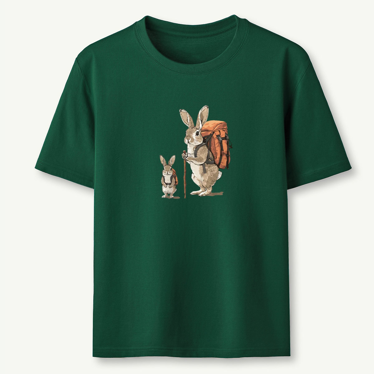 Rabbit Family Backpacker T-Shirt