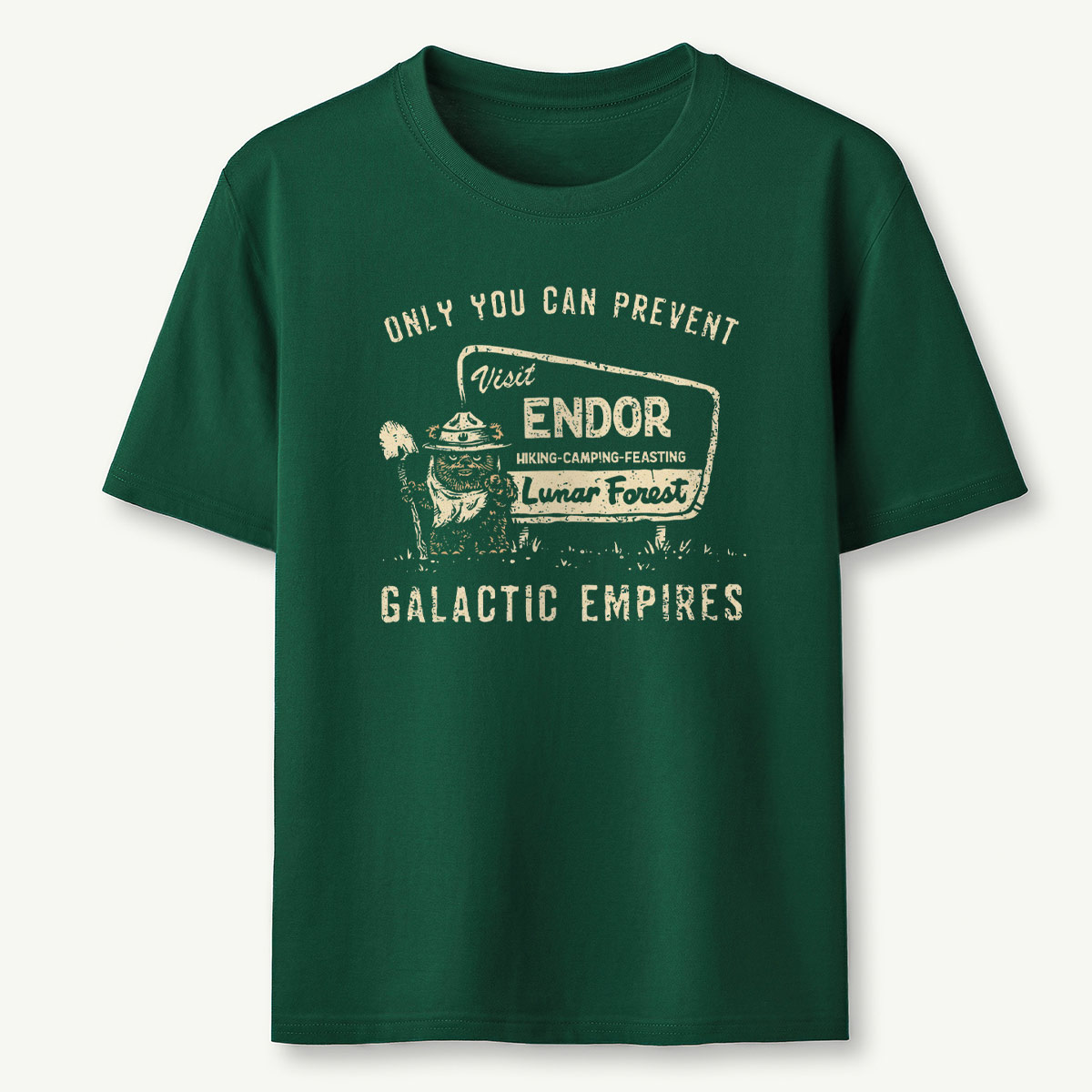 Ewok Star Wars Ewok Endor National Park Protect Our Forest T-Shirt