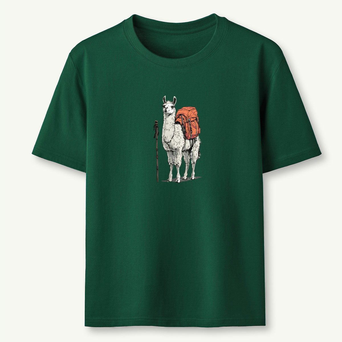 Llama Backpacker T-Shirt