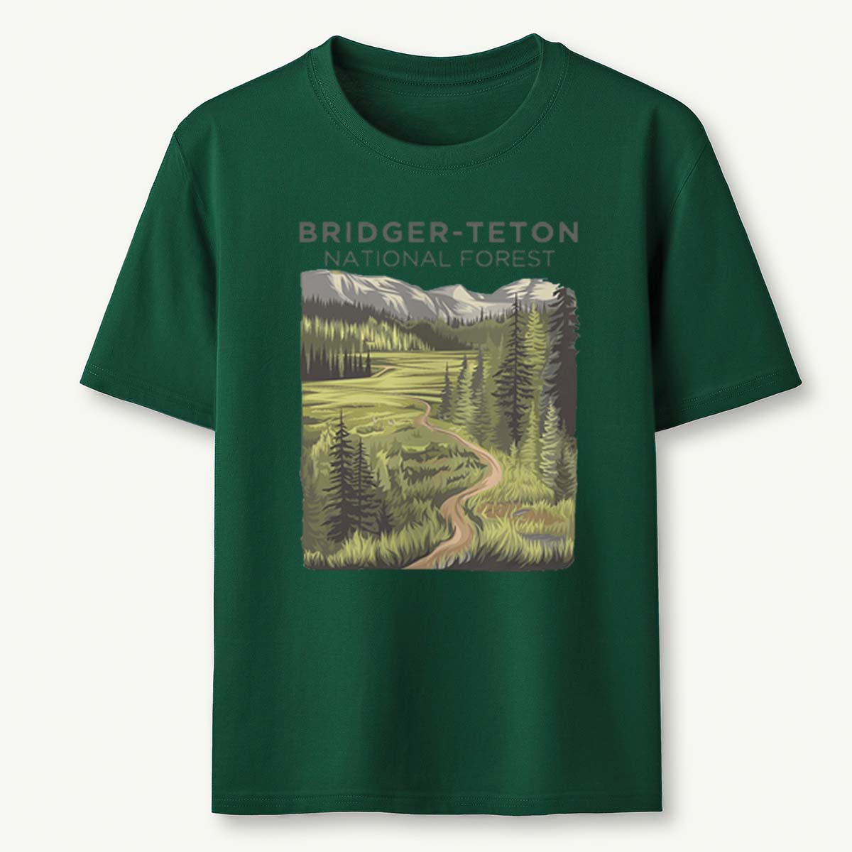 Bridger-Teton National Forest Tee Cotton Classic T-Shirt