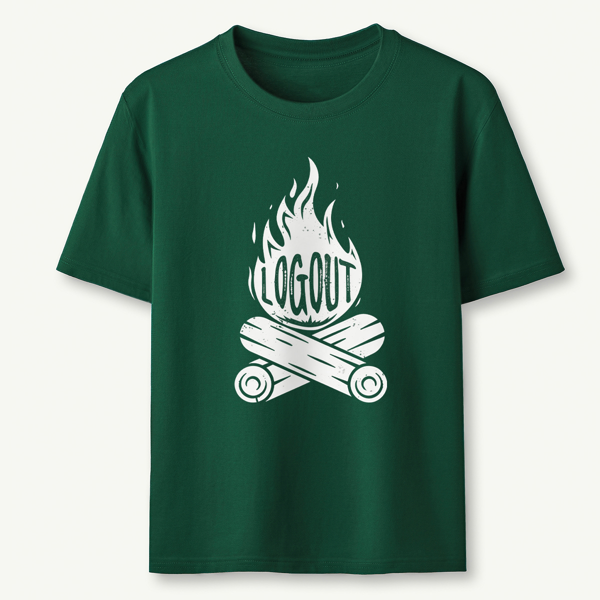 Log Out Campfire T-Shirt