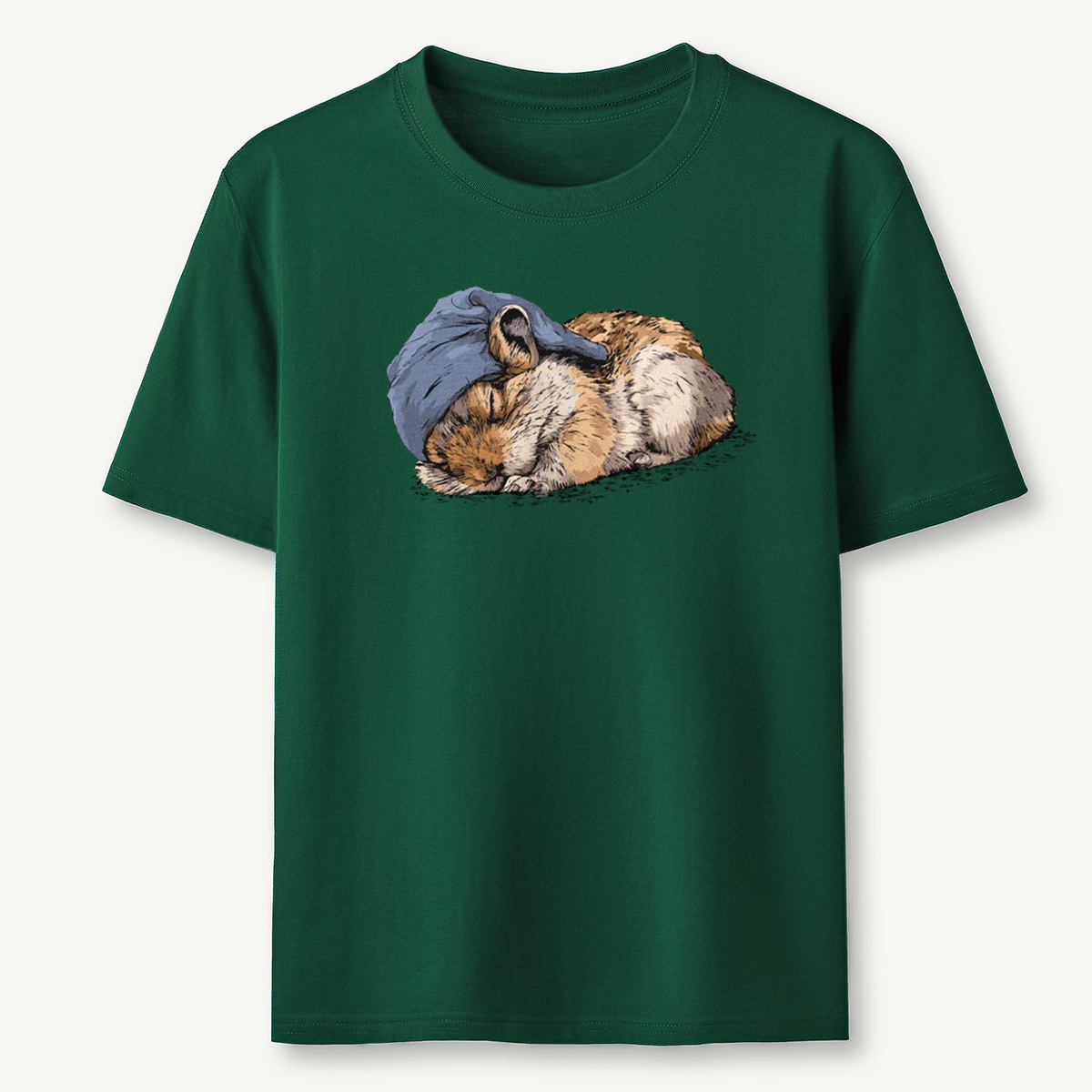 Pikas Sleeper With Night Cap T-Shirt