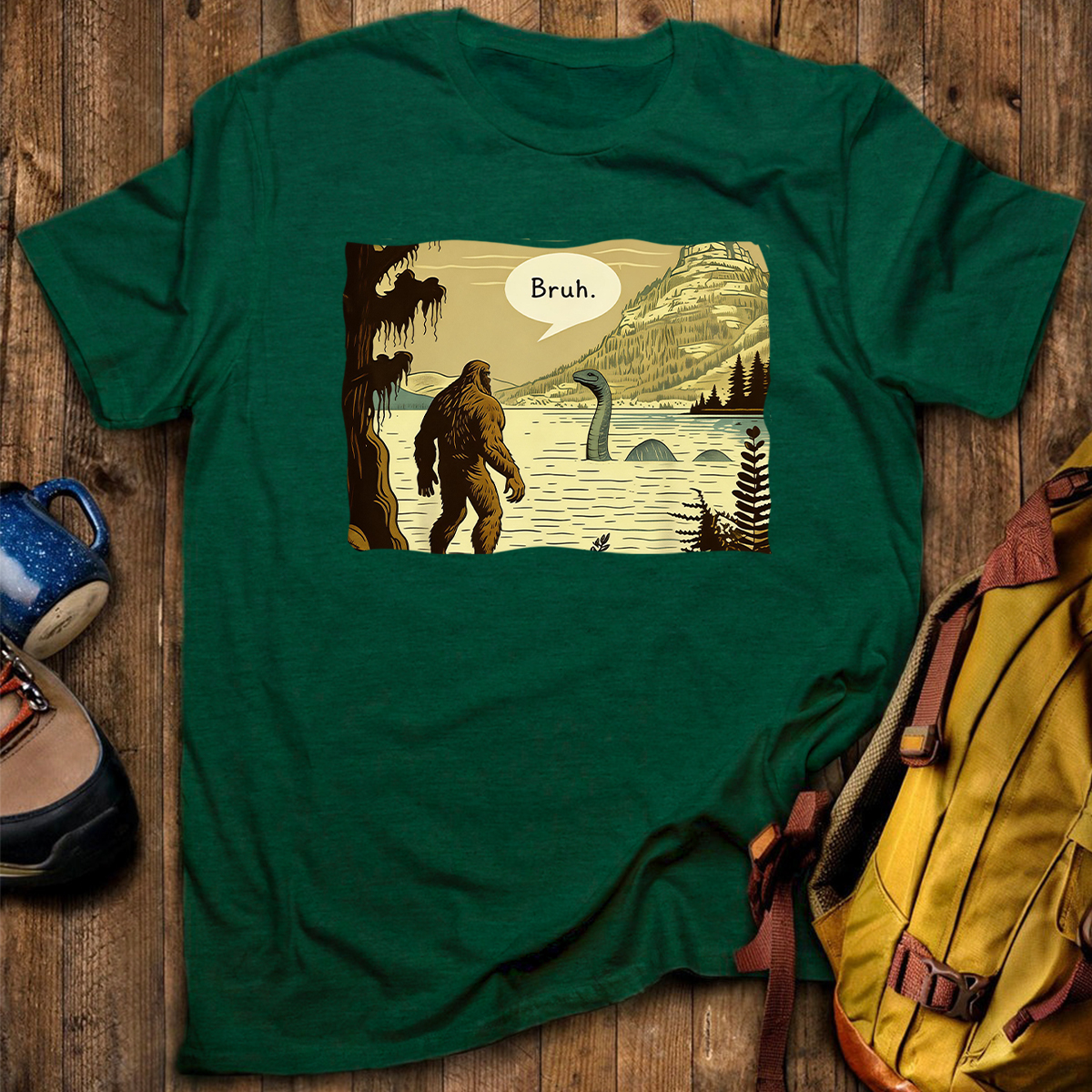 Sasquatch Loch Ness Monster Classic T-Shirt