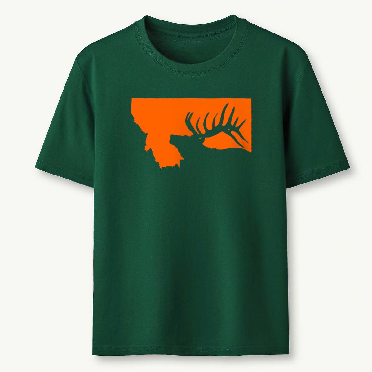 Yellowstone Montana Elk Silhouette T‑Shirt