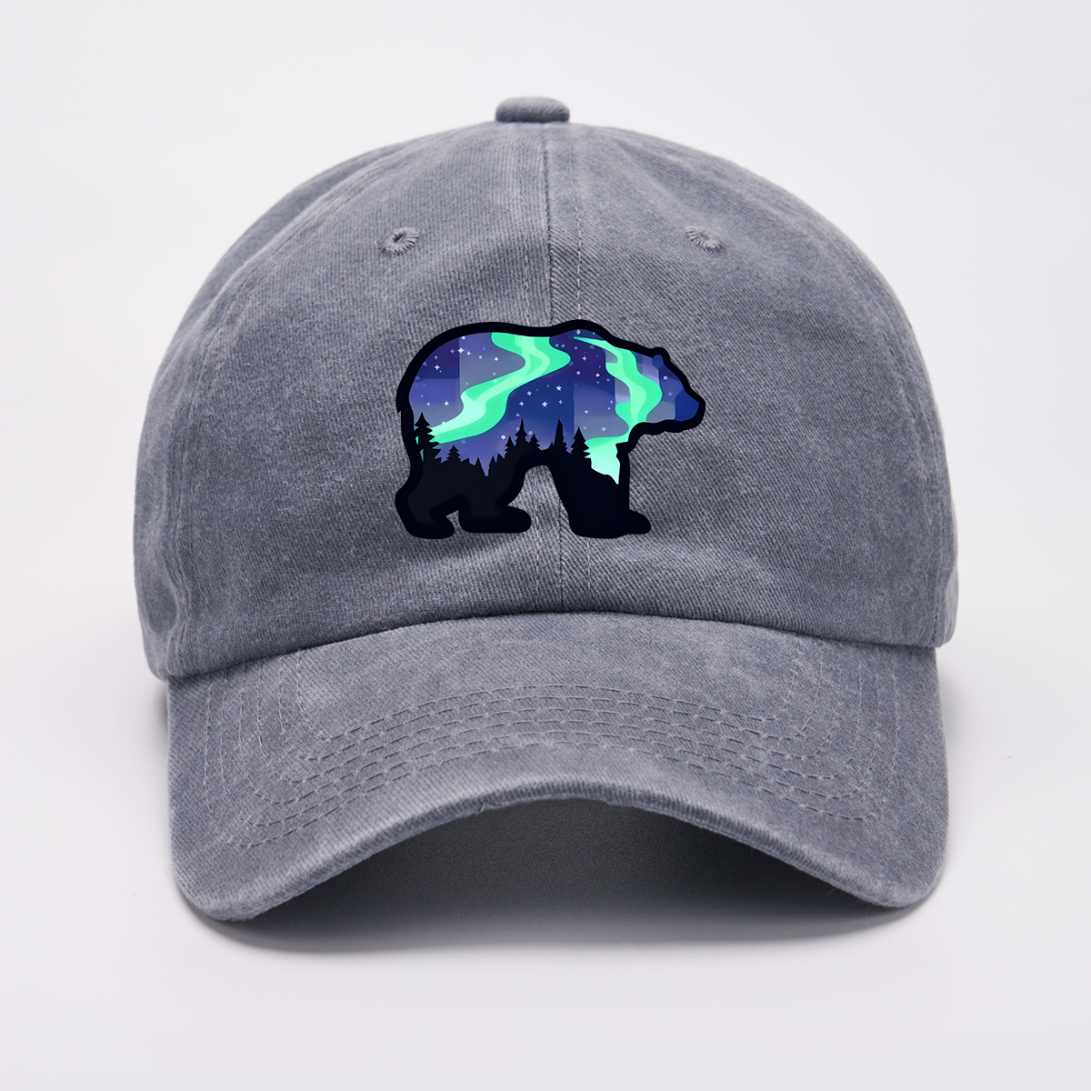 Northern Lights Grizzly Bear Hat