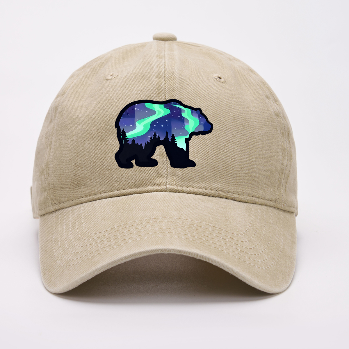 Northern Lights Grizzly Bear Hat