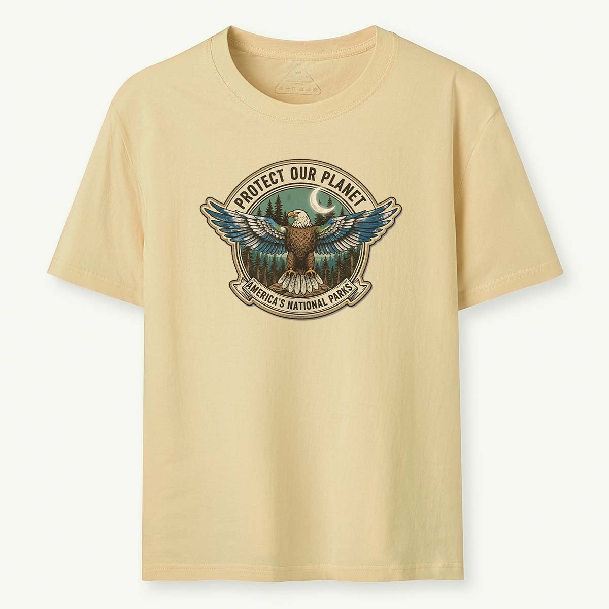Protect Our Planet Americas National Parks Eagle Earth Day T-Shirt